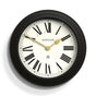 Newgate Chocolate Shop Wall Clock Silicone Cave Black & Cream V398-NGCHOC737CK