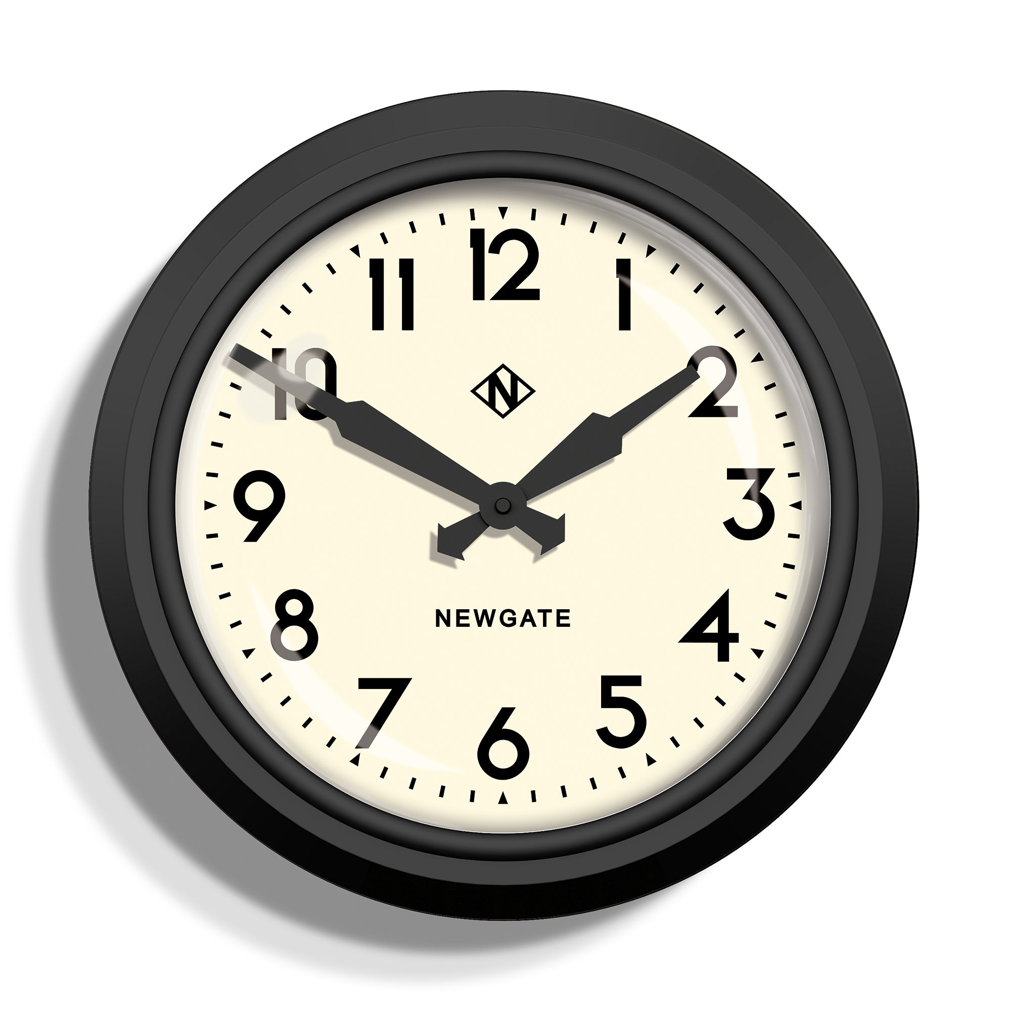 Newgate 50S Electric Clock Black V398-NGGWL12MK
