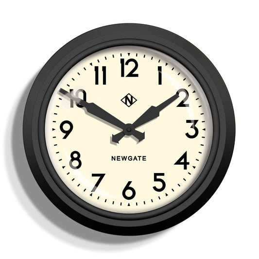 Newgate 50S Electric Clock Black V398-NGGWL12MK