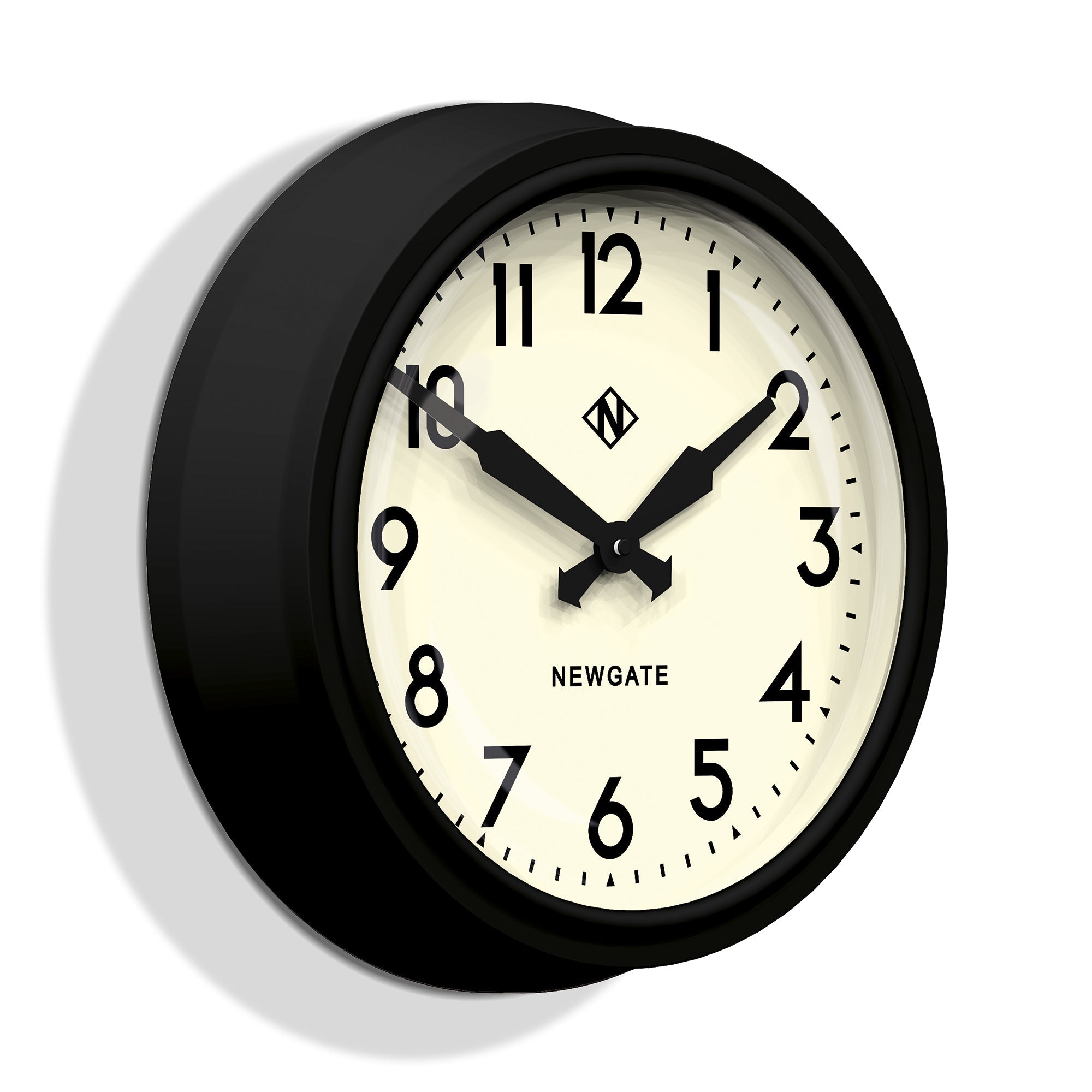 Newgate 50S Electric Clock Black V398-NGGWL12MK