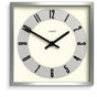 Newgate Jones Box Wall Clock Silver V398-NGJBOX211CH