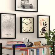 Newgate Jones Box Wall Clock Black V398-NGJBOX38K