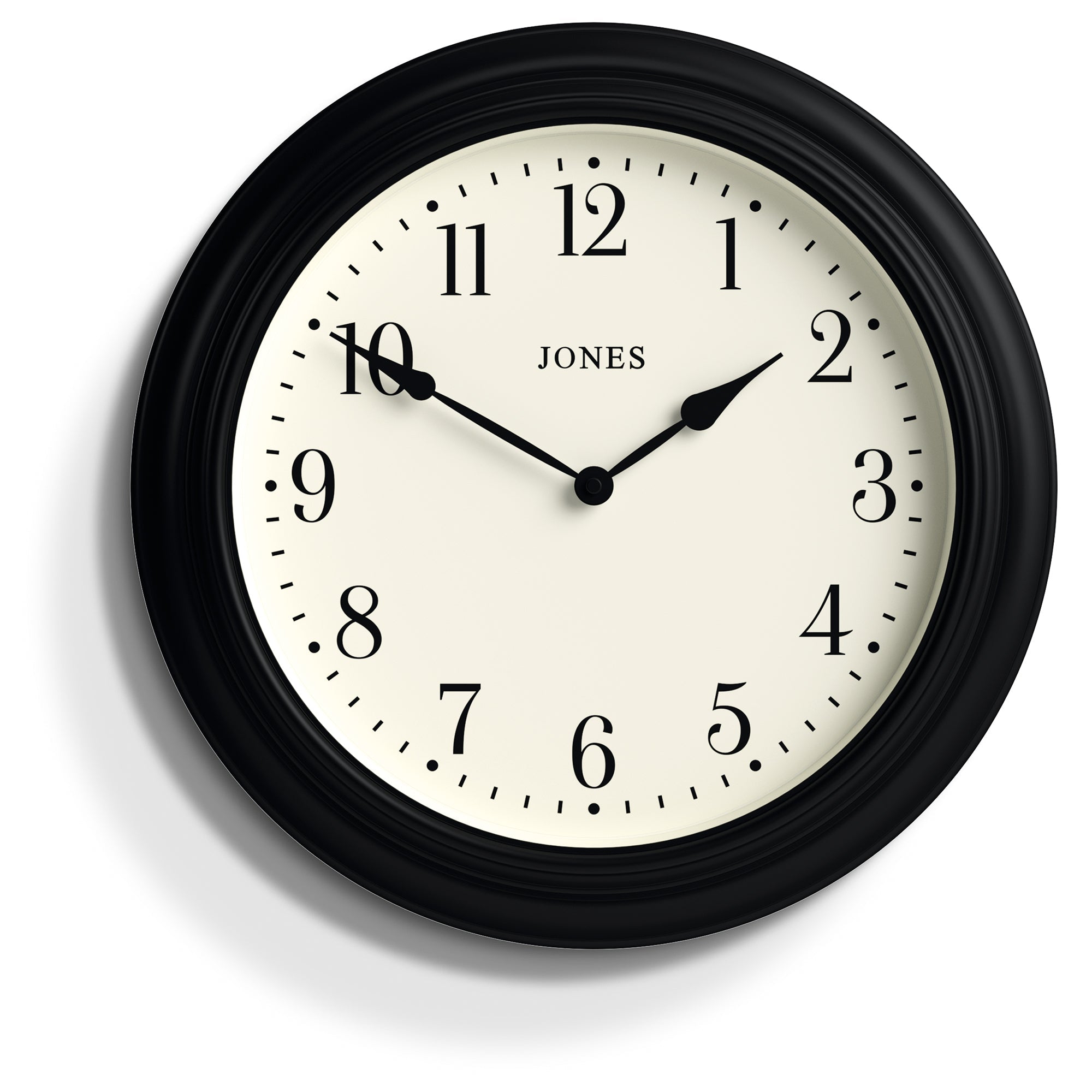 Newgate Jones Supper Club Clock Black V398-NGJSUP144K