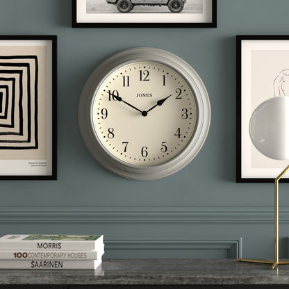 Newgate Jones Supper Club Clock Cloud Grey V398-NGJSUP144OGY