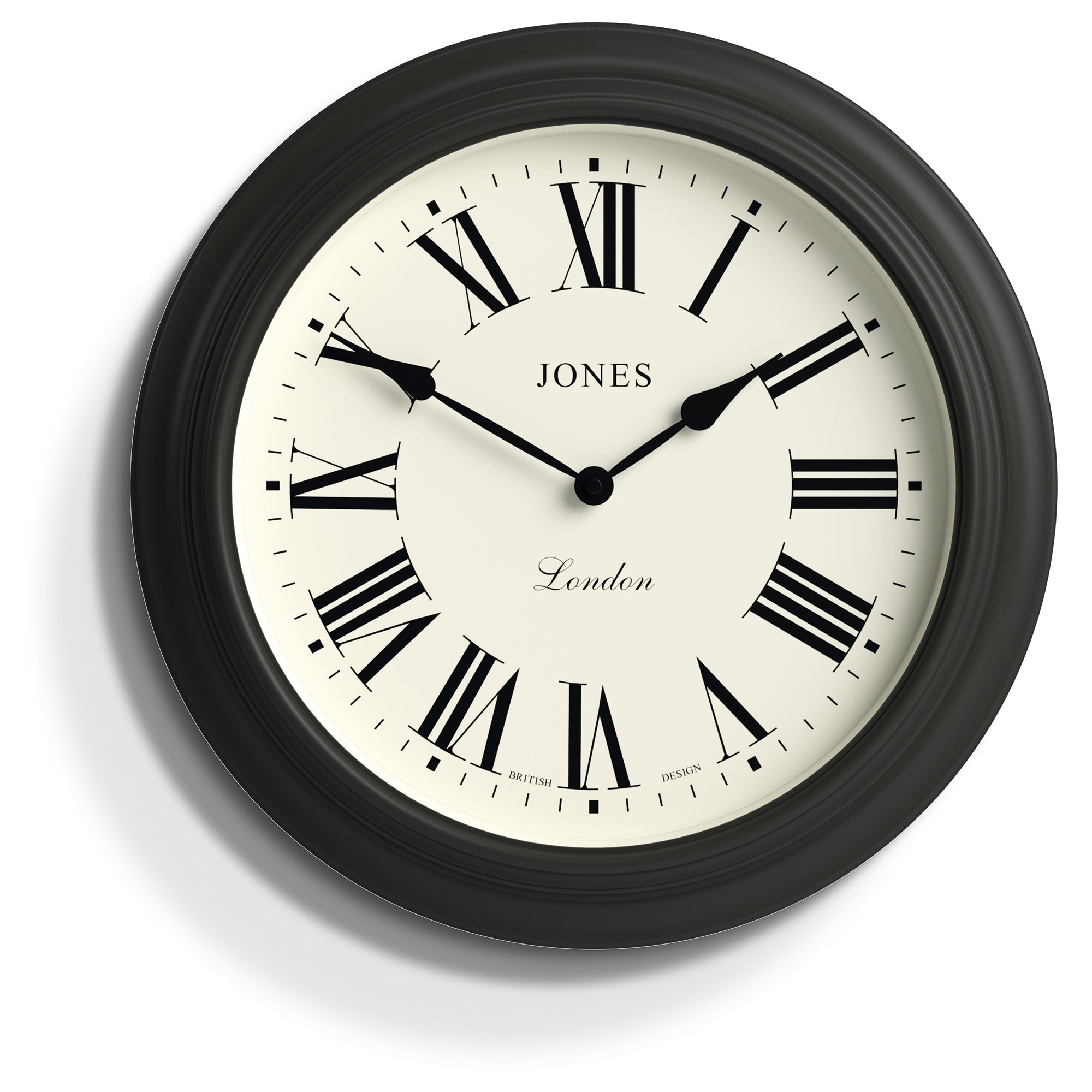 Newgate Jones Supper Club Clock Charcoal Grey V398-NGJSUP319GGY