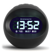 Newgate Centre Of The Earth Lcd Alarm Clock Black V398-NGLCD/COTE1