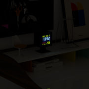 Newgate Monolith Lcd Alarm Clock Black V398-NGLCD/MONO1