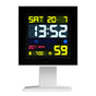 Newgate Monolith Lcd Alarm Clock White V398-NGLCD/MONO2