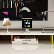 Newgate Monolith Lcd Alarm Clock White V398-NGLCD/MONO2