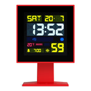 Newgate Monolith Lcd Alarm Clock Fire Engine Red V398-NGLCD/MONO3