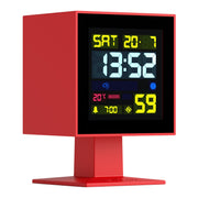 Newgate Monolith Lcd Alarm Clock Fire Engine Red V398-NGLCD/MONO3