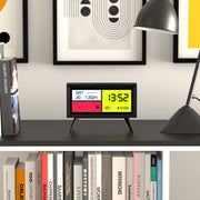 Newgate Spectronoma Lcd Alarm Clock Matte Black V398-NGLCD/SPECT1