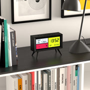 Newgate Spectronoma Lcd Alarm Clock Matte Black V398-NGLCD/SPECT1
