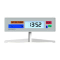 Newgate Supergenius Lcd Alarm Clock Matte White V398-NGLCD/SUPER2
