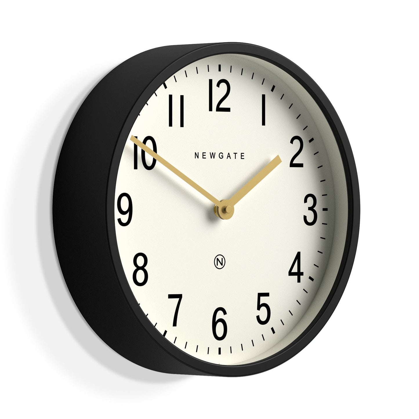 Newgate Master Edwards Wall Clock Black V398-NGLUGG371K