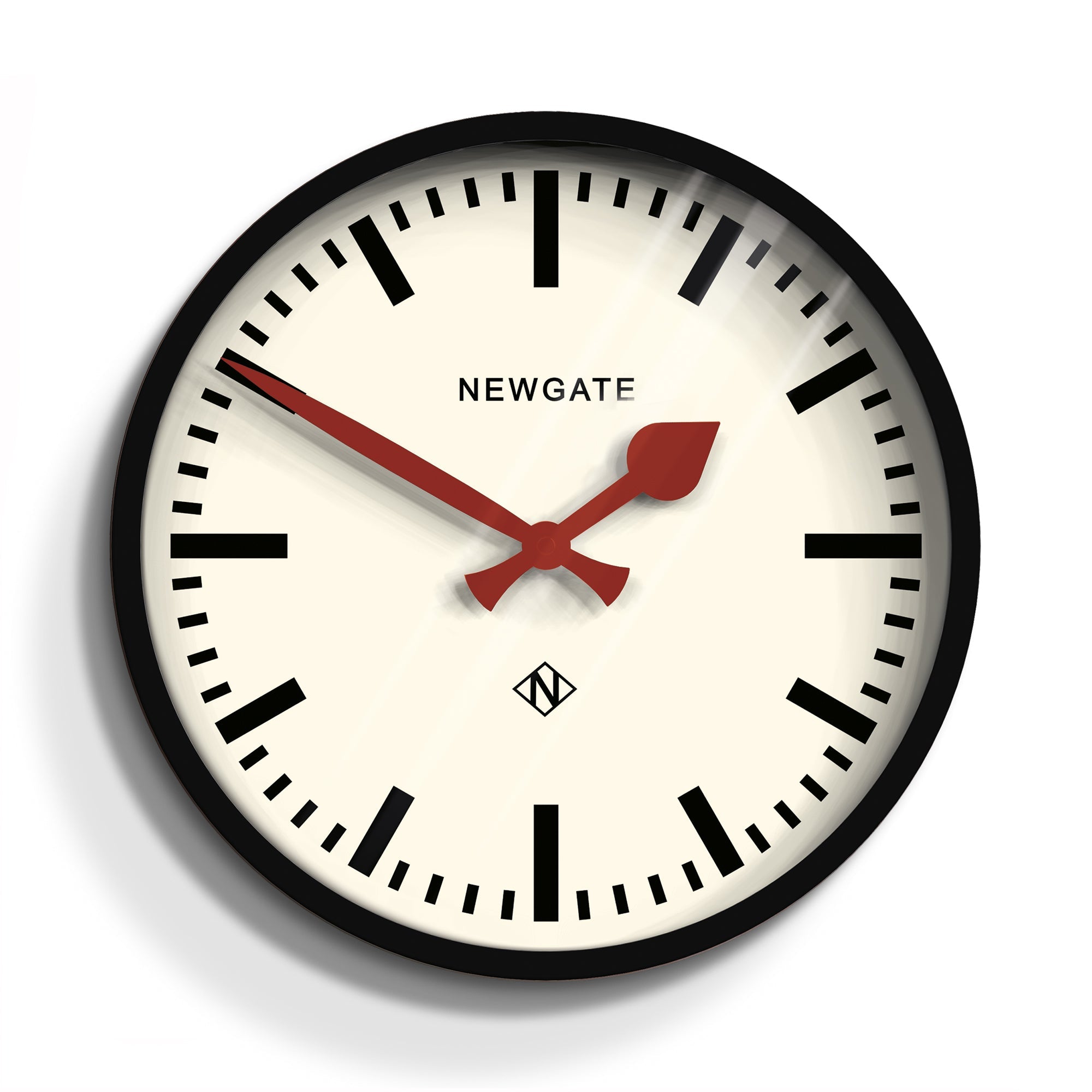 Newgate Luggage Clock Black V398-NGLUGG390K