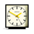 Newgate Amp Mantel Clock Black With Yellow Hands V398-NGMAN/AMP390KCY