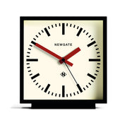 Newgate Amp Mantel Clock Black With Red Hands V398-NGMAN/AMP390KFR