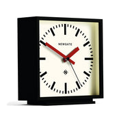 Newgate Amp Mantel Clock Black With Red Hands V398-NGMAN/AMP390KFR