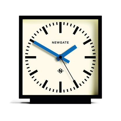 Newgate Amp Mantel Clock Black With Blue Hands V398-NGMAN/AMP390KICE