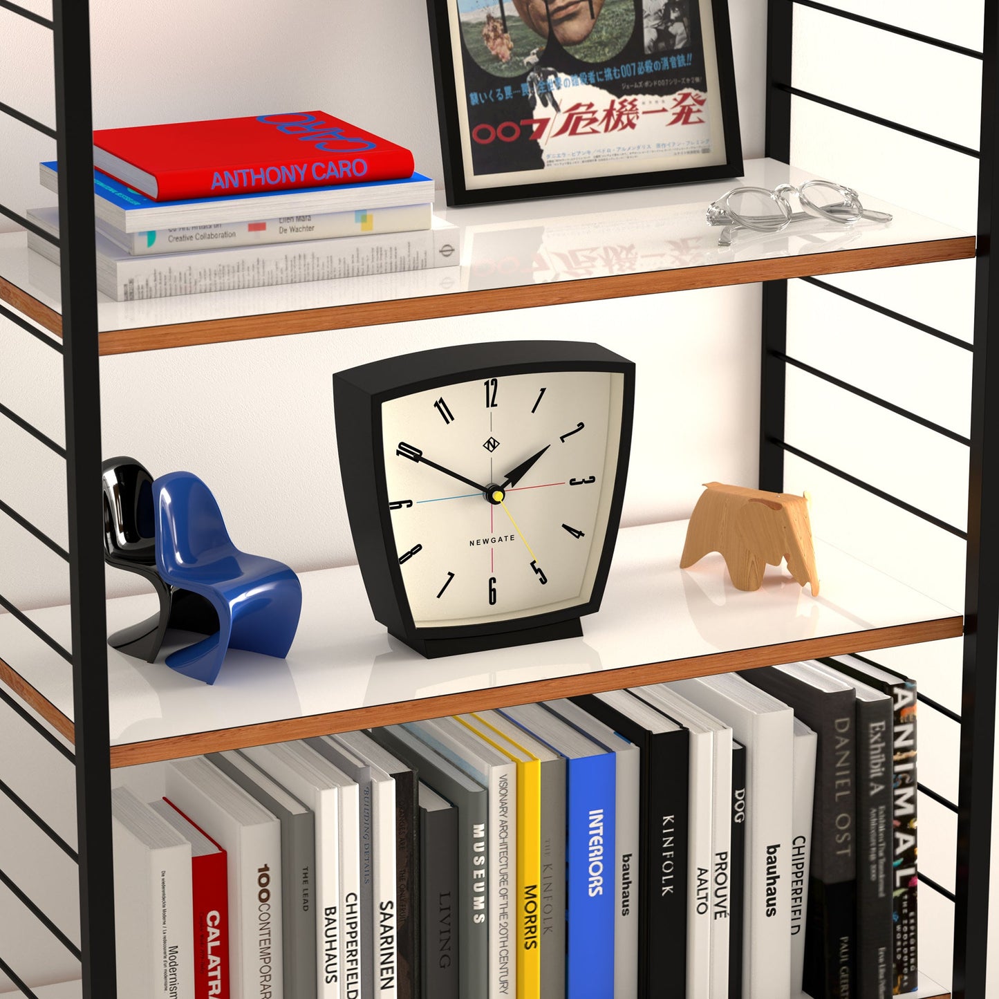 Newgate Odyssey Mantel Clock Black V398-NGMAN/ODY220K