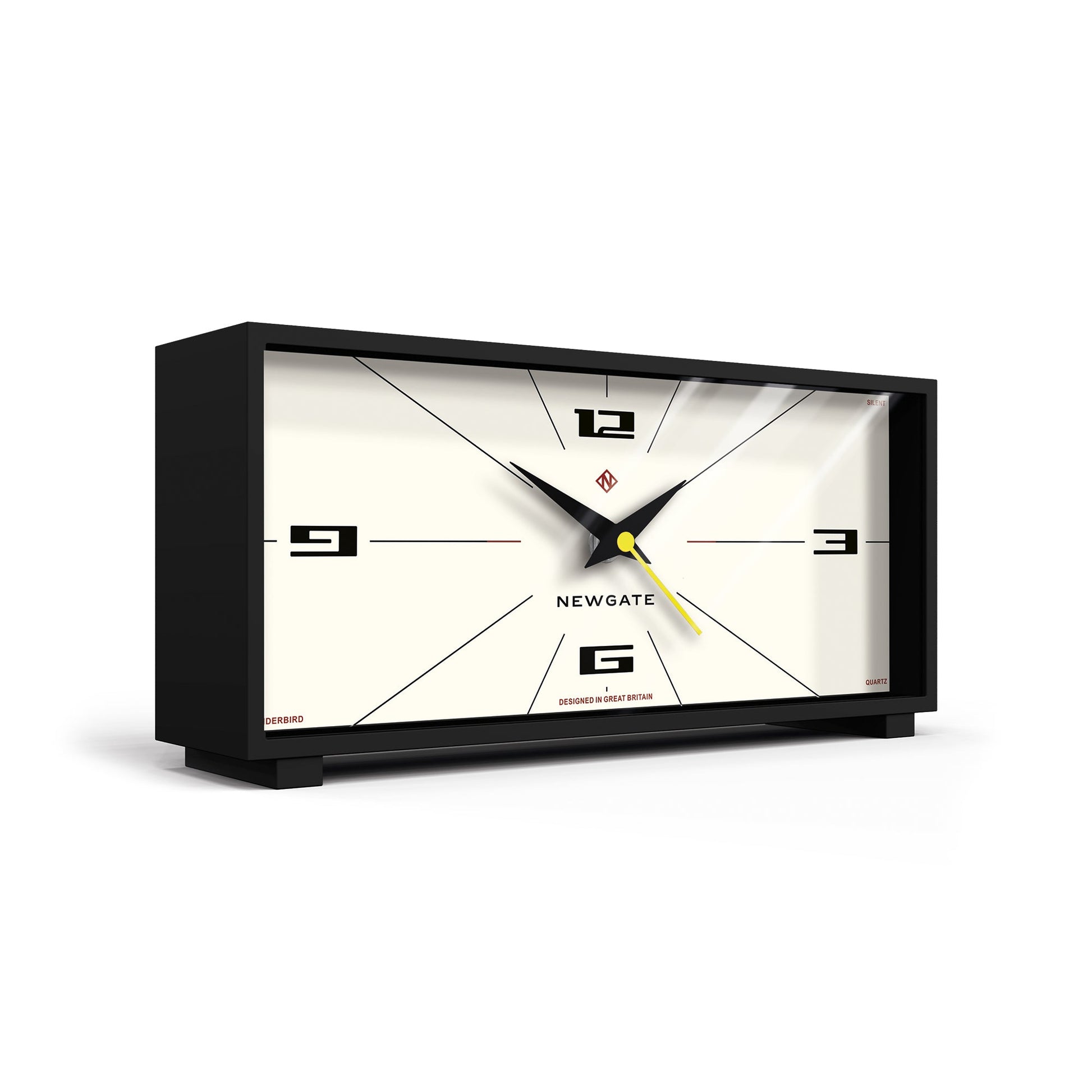Newgate Thunderbird Mantel Clock Neutral Rocket Dial V398-NGMAN/THUN201CK