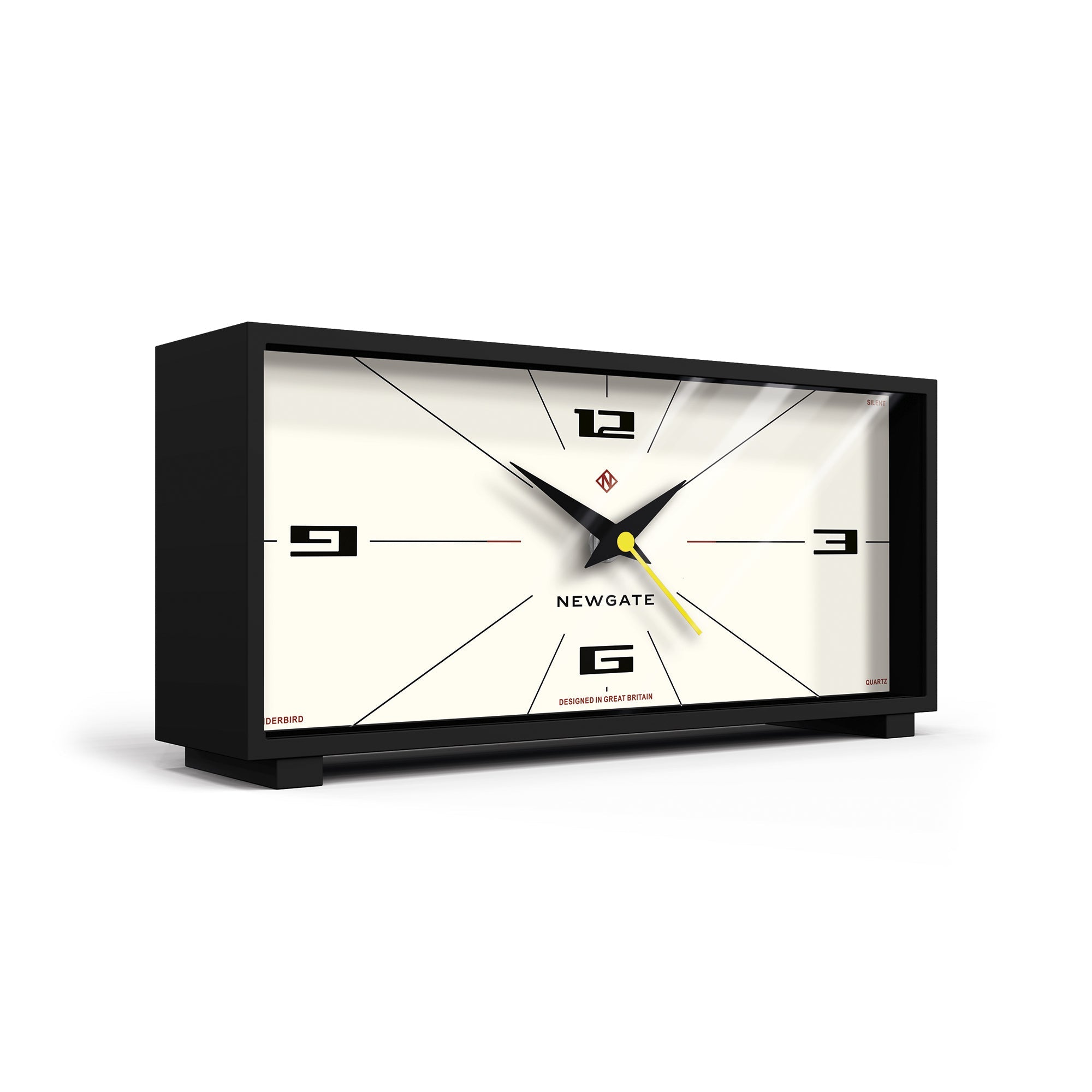 Newgate Thunderbird Mantel Clock Neutral Rocket Dial V398-NGMAN/THUN201CK