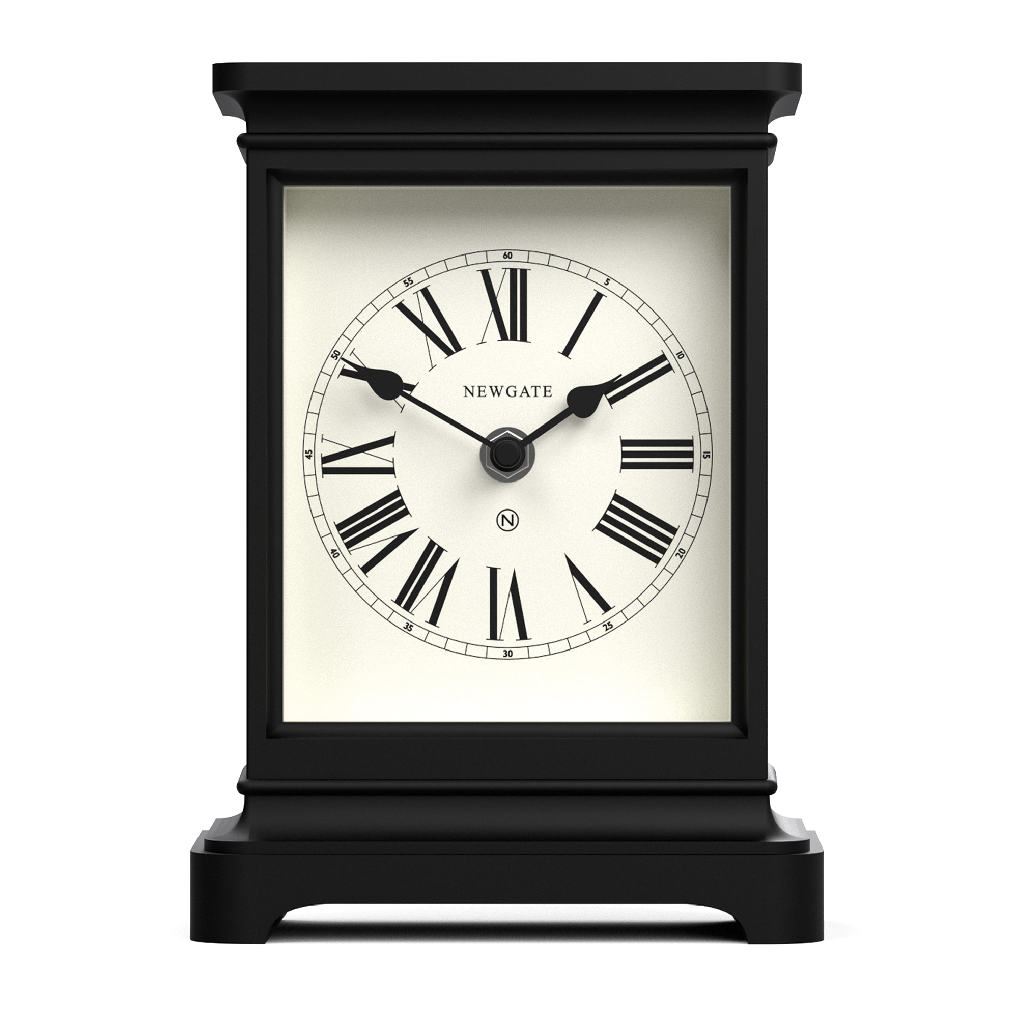 Newgate Time Lord Mantel Clock Matte Black V398-NGMAN/TLOR187CK