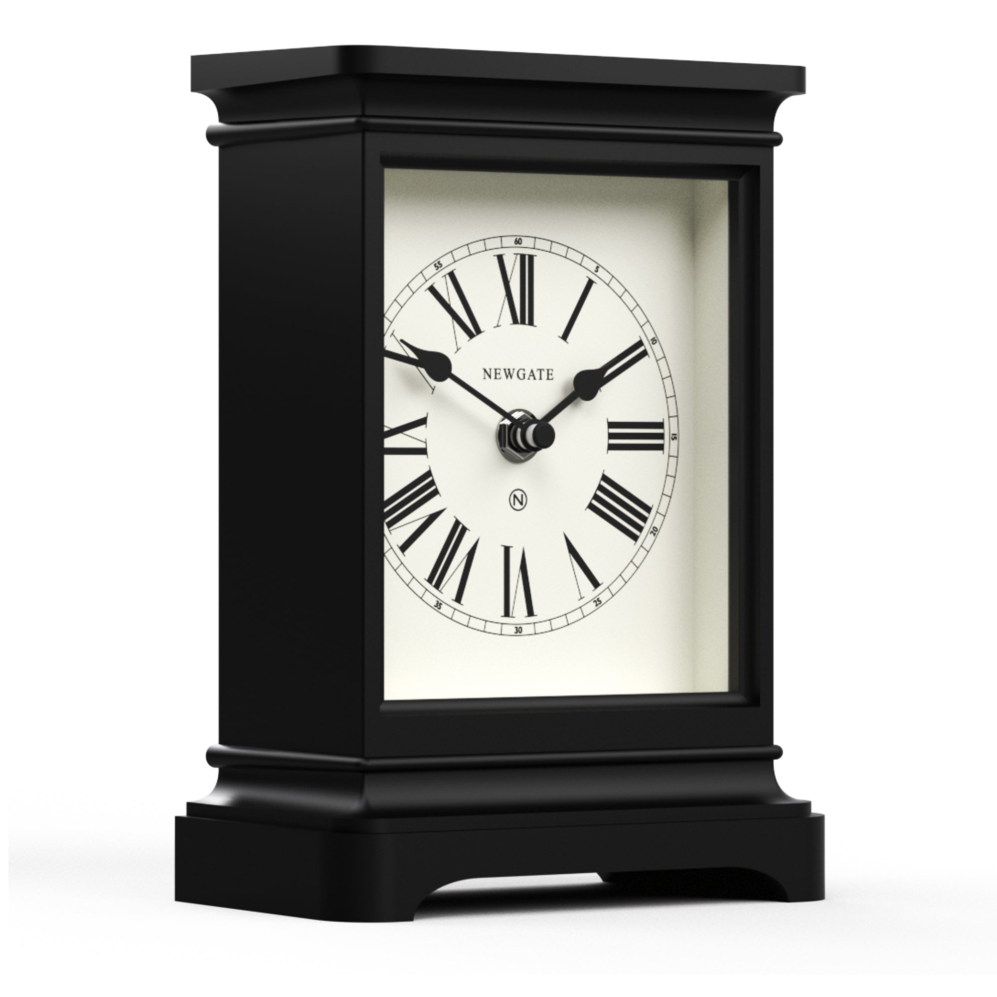 Newgate Time Lord Mantel Clock Matte Black V398-NGMAN/TLOR187CK