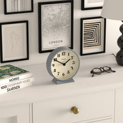 Newgate Theatre Mantel Clock French Navy V398-NGMMAN240FN
