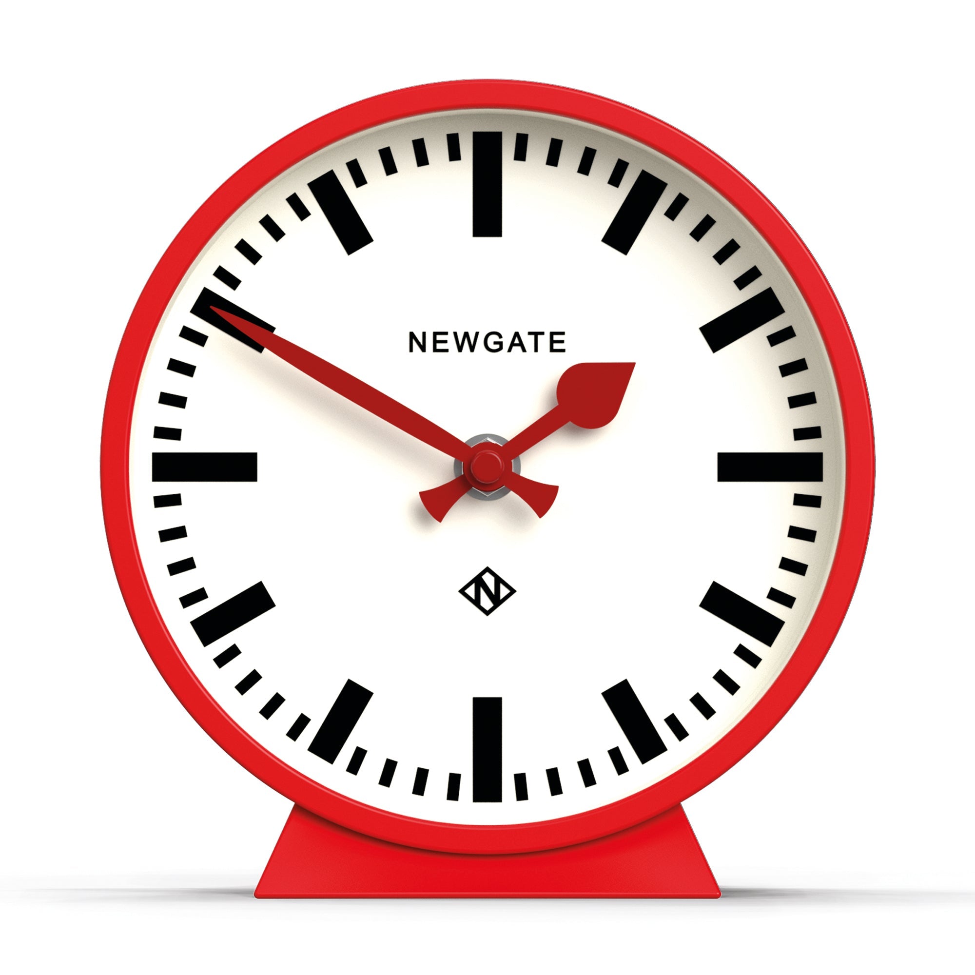 Newgate Railway Mantel Clock Fire Engine Red V398-NGMMAN390FER