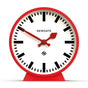 Newgate Railway Mantel Clock Fire Engine Red V398-NGMMAN390FER