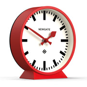 Newgate Railway Mantel Clock Fire Engine Red V398-NGMMAN390FER