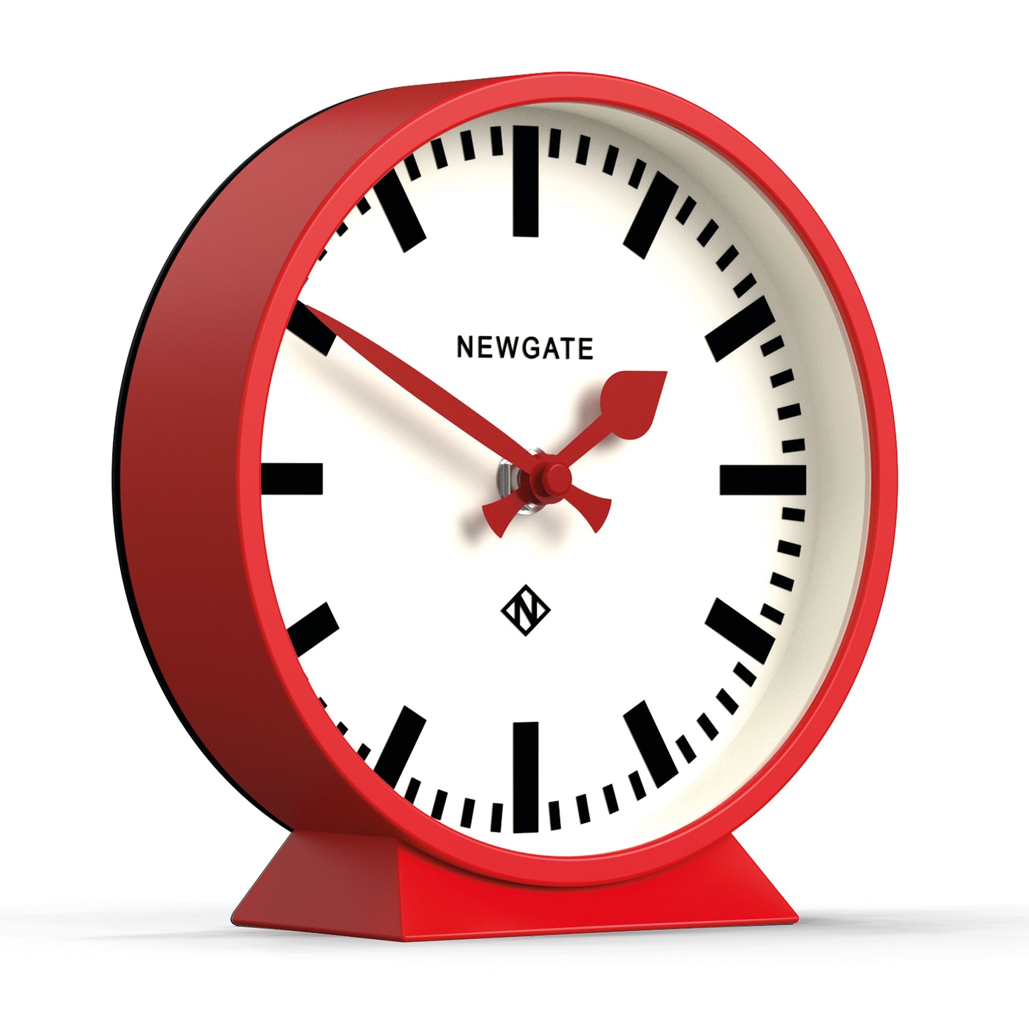 Newgate Railway Mantel Clock Fire Engine Red V398-NGMMAN390FER