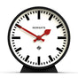 Newgate Railway Mantel Clock Cave Black V398-NGMMAN390K