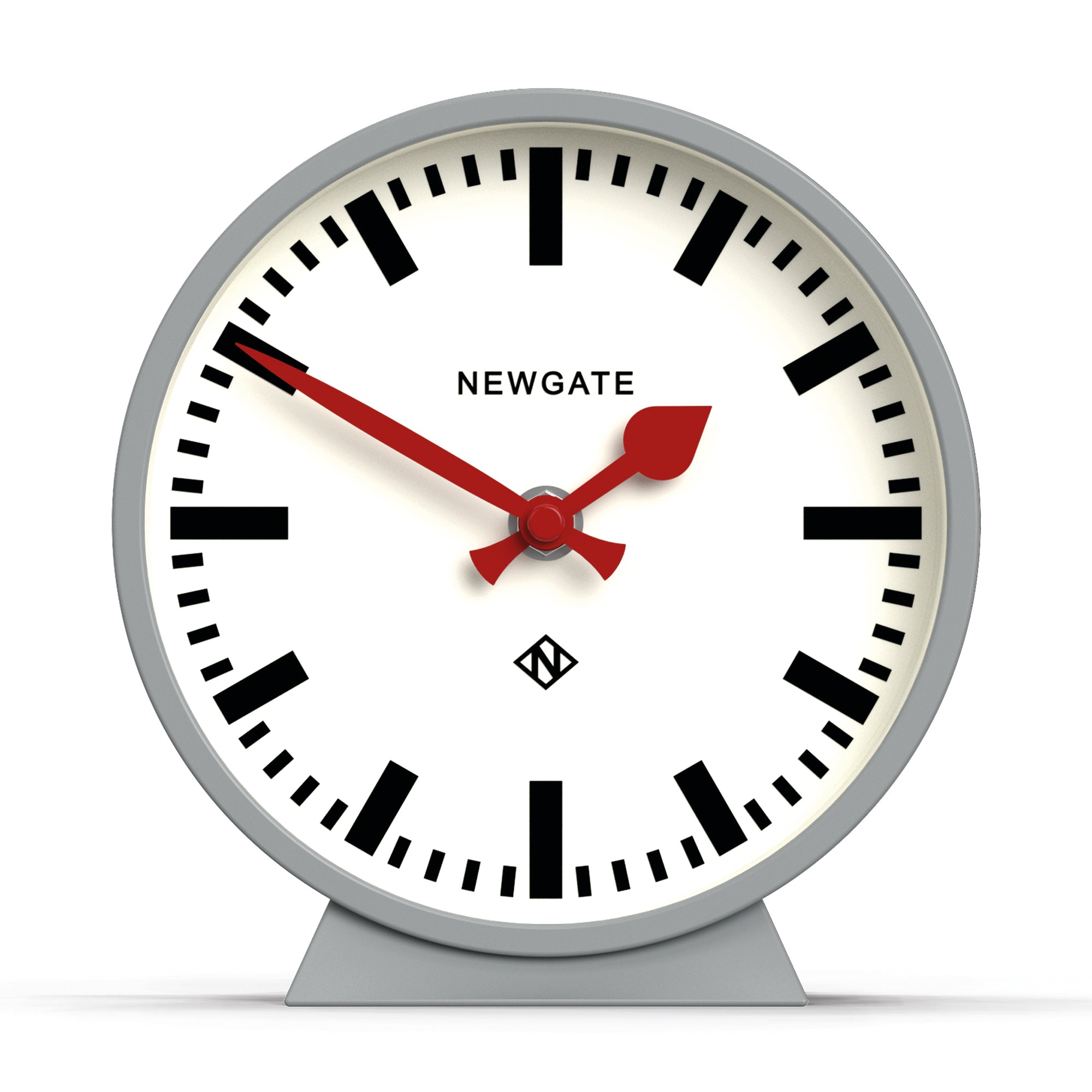 Newgate Railway Mantel Clock Posh Grey V398-NGMMAN390PGY