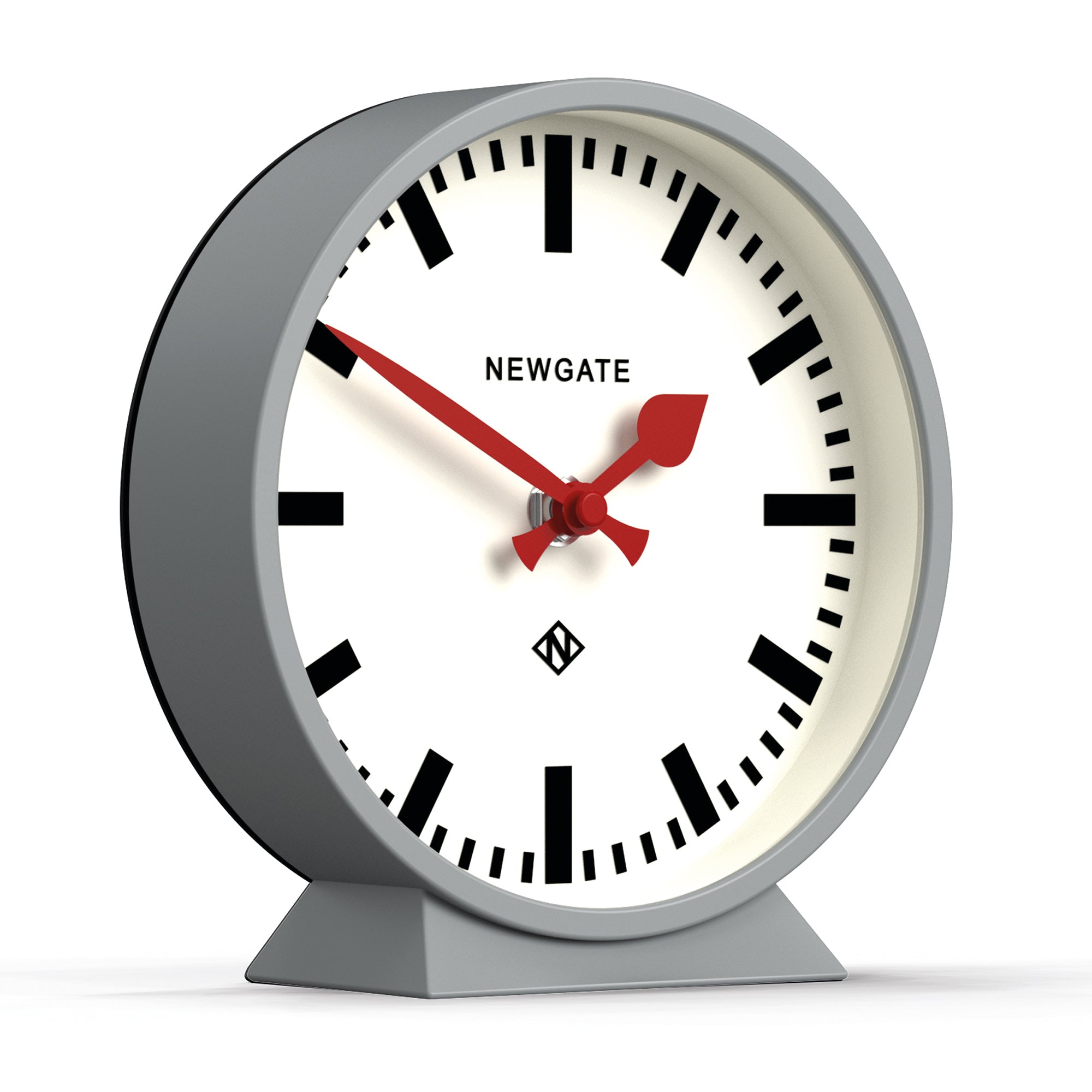 Newgate Railway Mantel Clock Posh Grey V398-NGMMAN390PGY