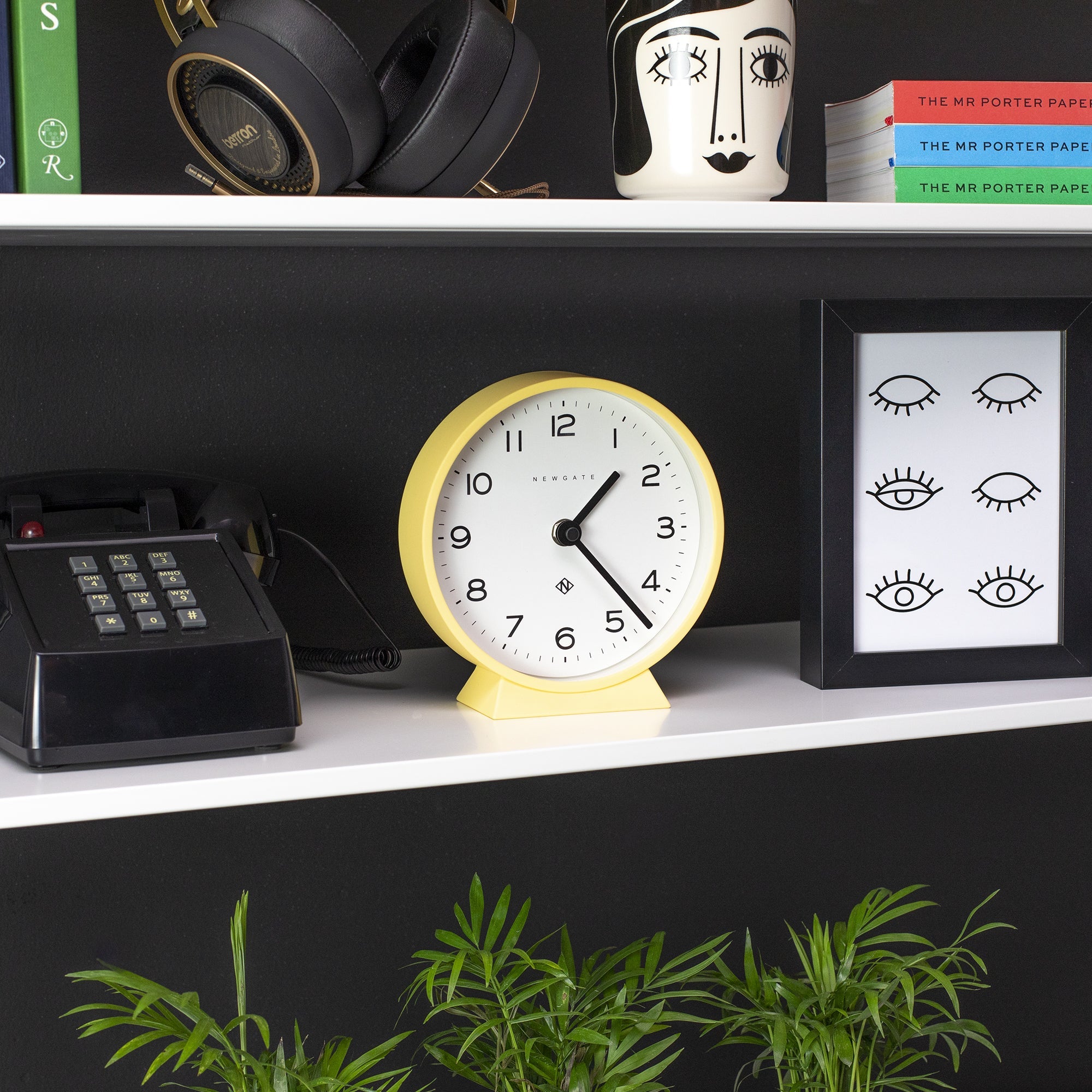 Newgate M Mantel Clock Cheeky Yellow V398-NGMMAN678CHY