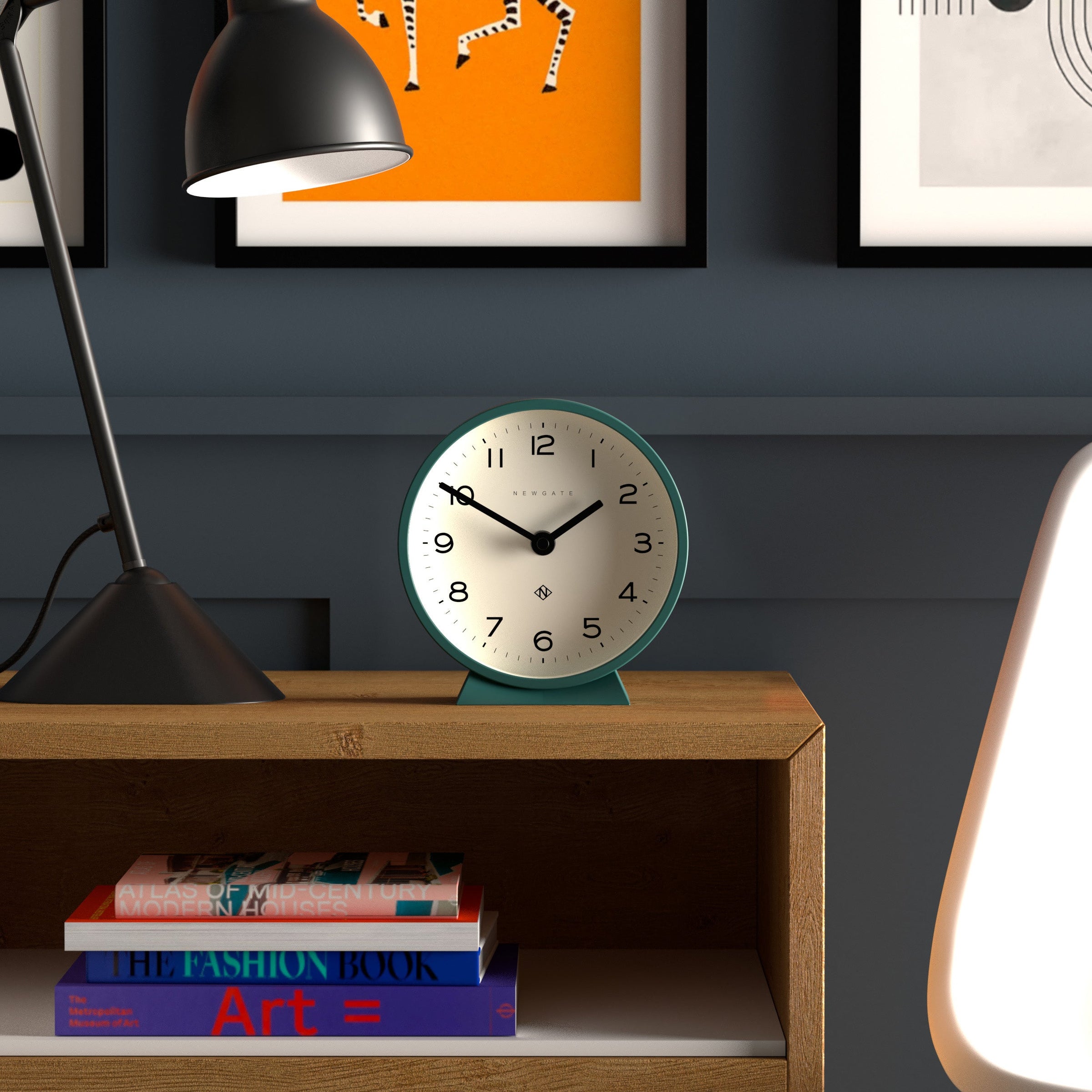 Newgate M Mantel Clock Green V398-NGMMAN678EDG