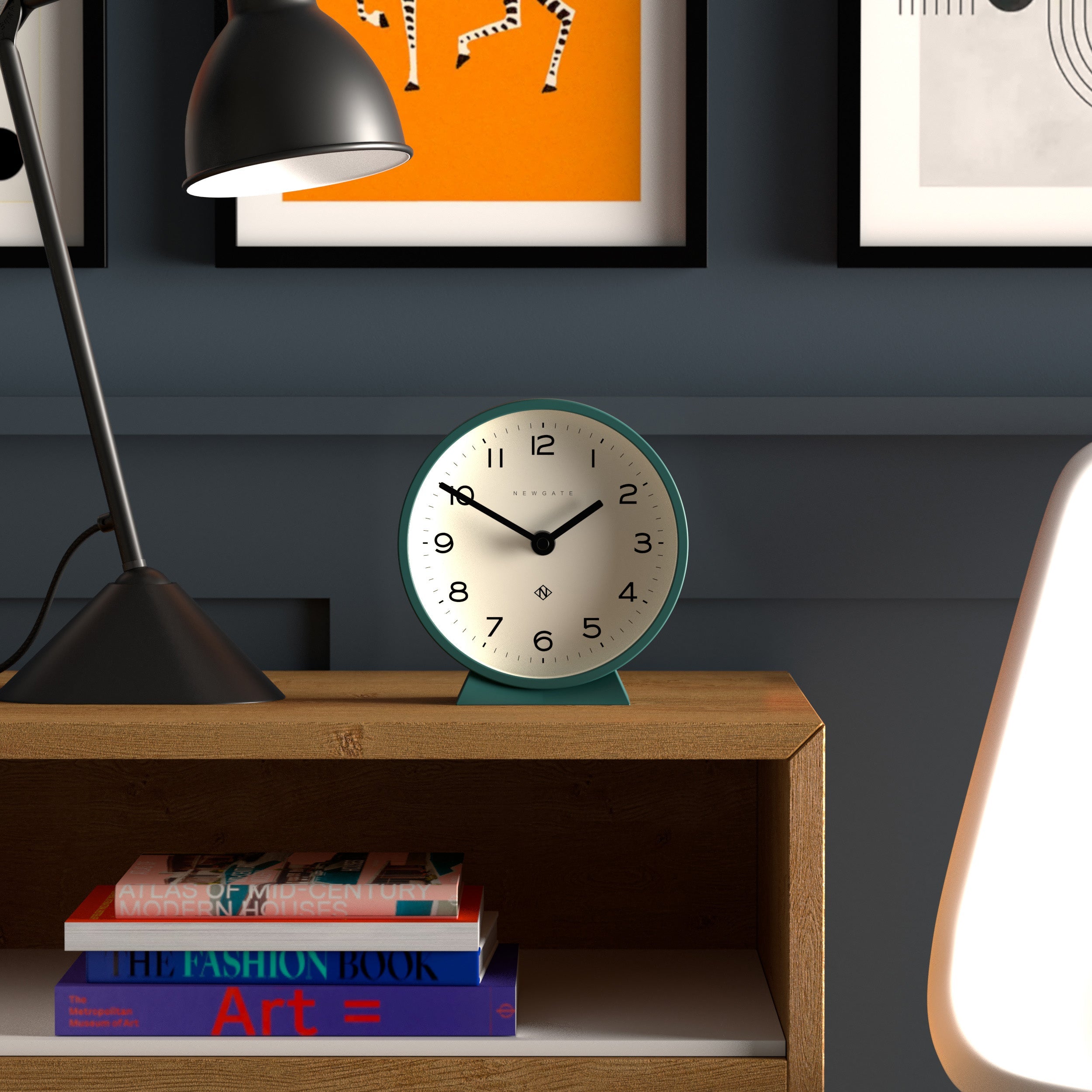 Newgate M Mantel Clock Green V398-NGMMAN678EDG