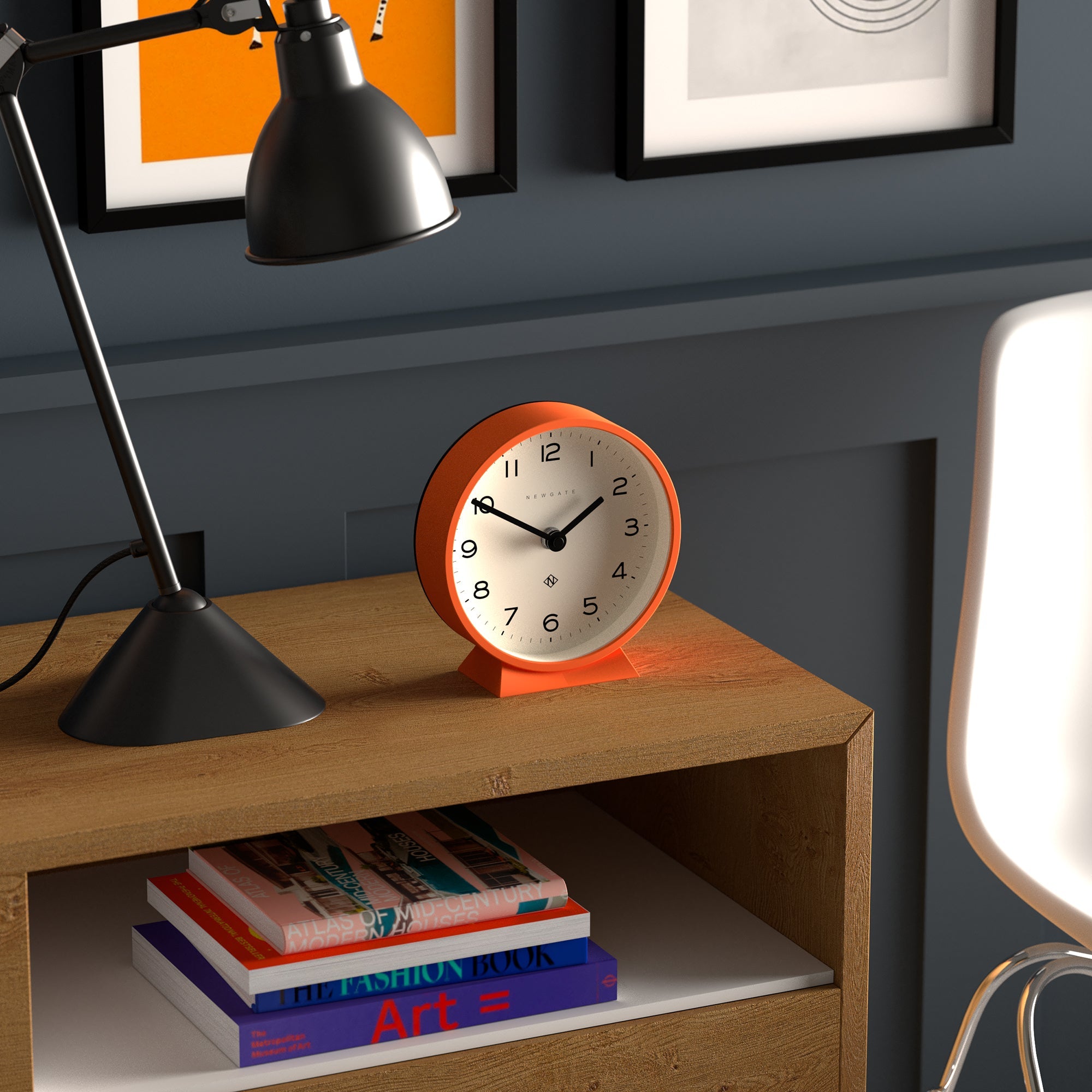 Newgate M Mantel Clock Orange V398-NGMMAN678PO