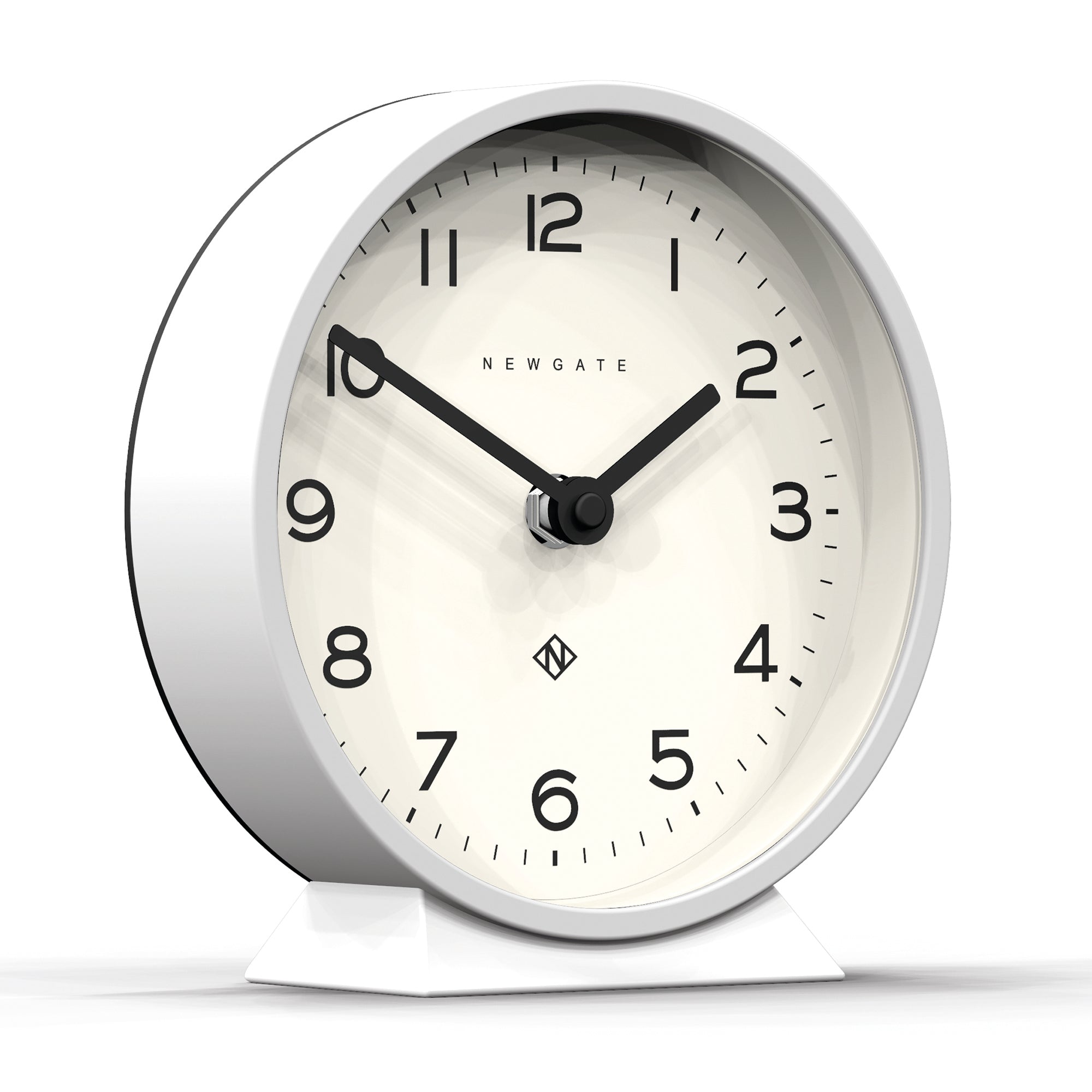 Newgate M Mantel Clock Pebble White V398-NGMMAN678PW