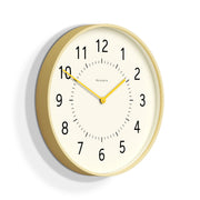 Newgate Monopoly Plywood Wall Clock With Yellow Hands V398-NGMON264PLY40CY