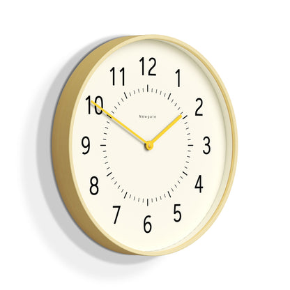 Newgate Monopoly Plywood Wall Clock With Yellow Hands V398-NGMON264PLY40CY