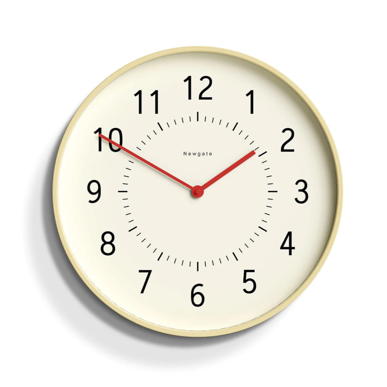 Newgate Monopoly Plywood Wall Clock With Red Hands V398-NGMON264PLY40FR