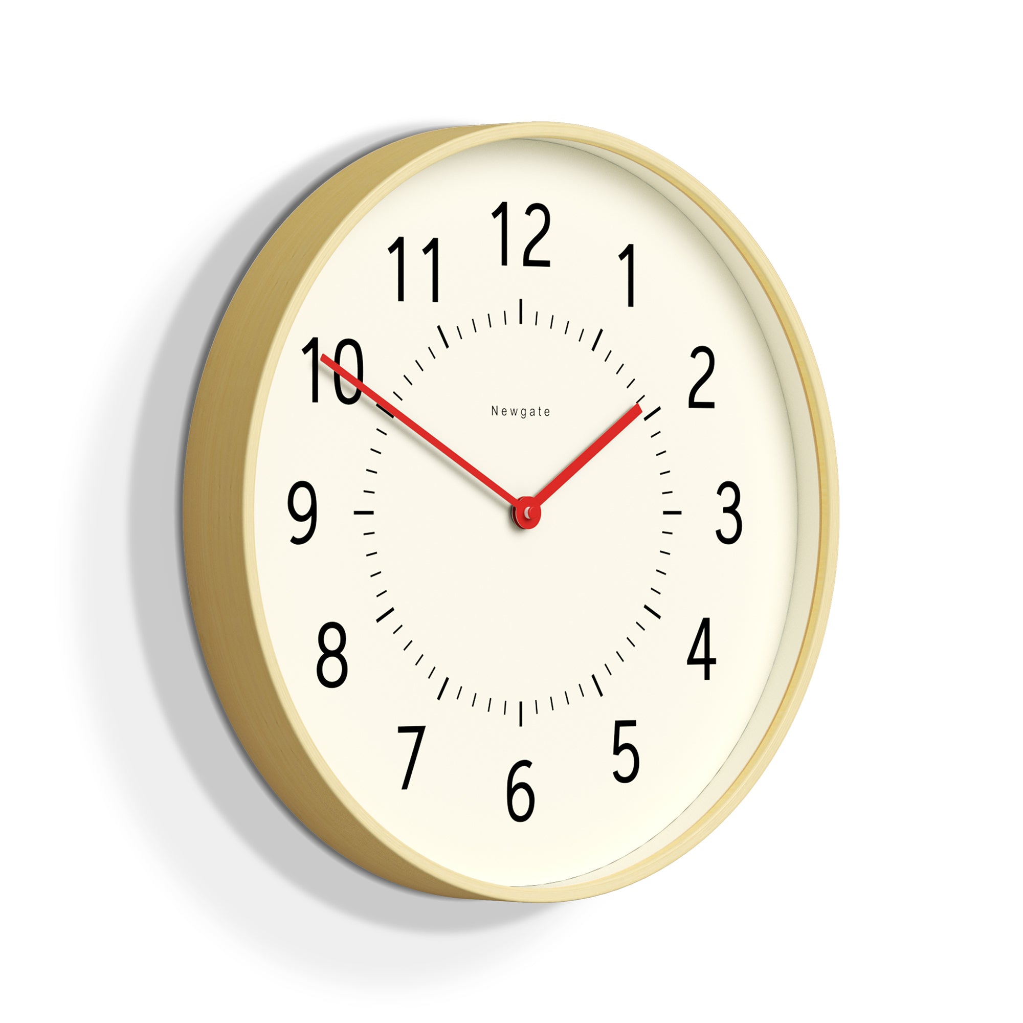 Newgate Monopoly Plywood Wall Clock With Red Hands V398-NGMON264PLY40FR