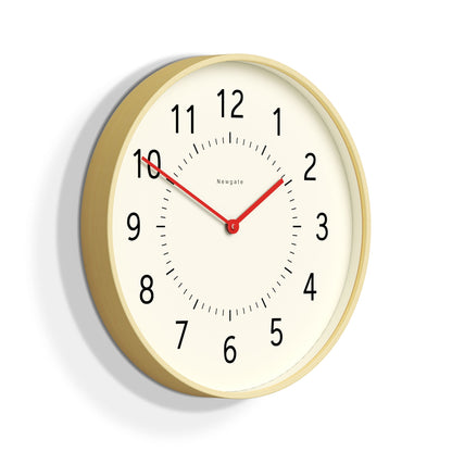 Newgate Monopoly Plywood Wall Clock With Red Hands V398-NGMON264PLY40FR