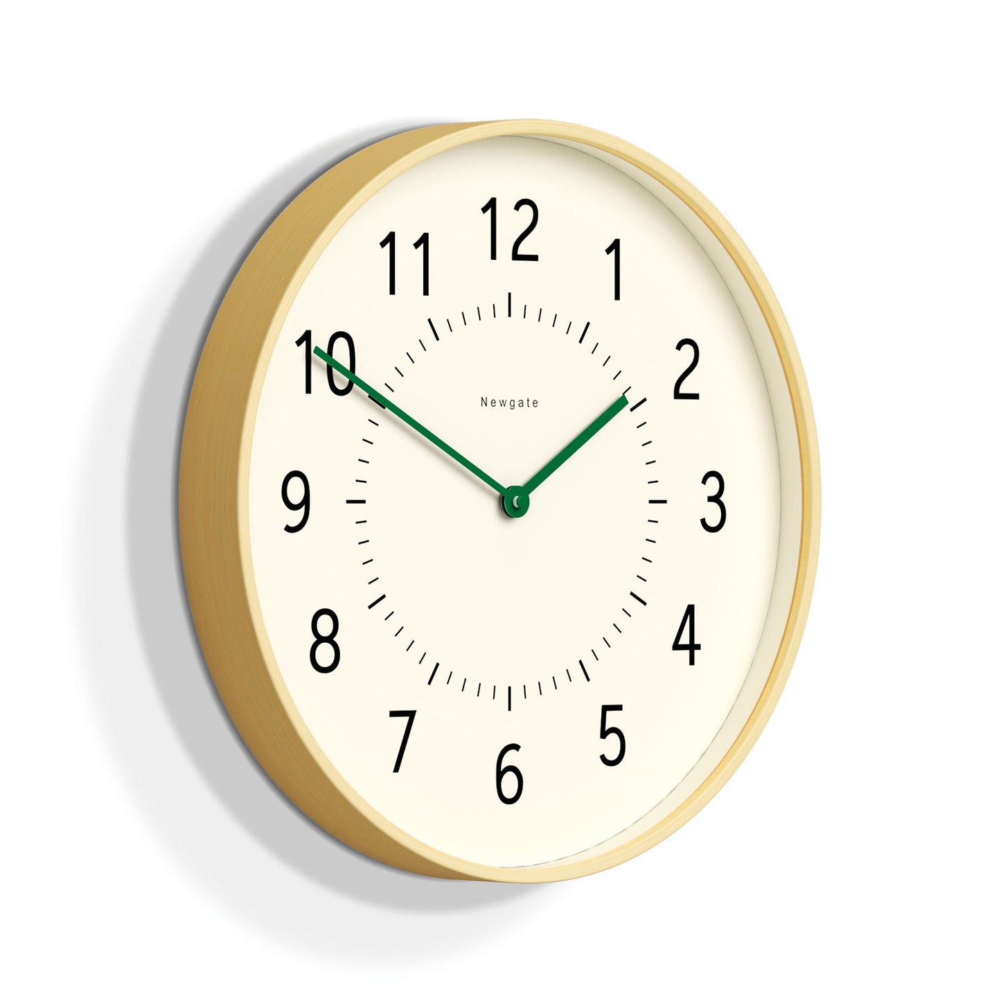 Newgate Monopoly Plywood Wall Clock With Green Hands V398-NGMON264PLY40VG