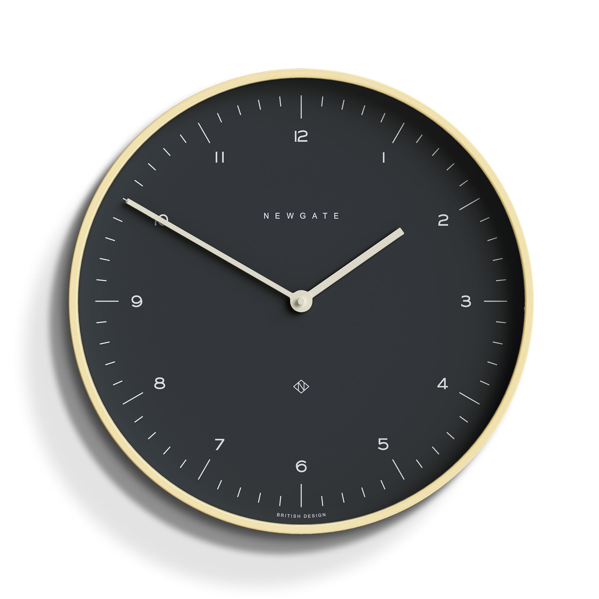 Newgate Mr Clarke Clock Pale Wood Oil Grey Dial V398-NGMRC130PLY40