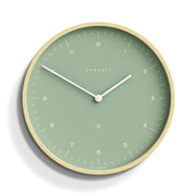 Newgate Mr Clarke Clock Pale Wood Bubble Green Dial 133 V398-NGMRC133PLY40